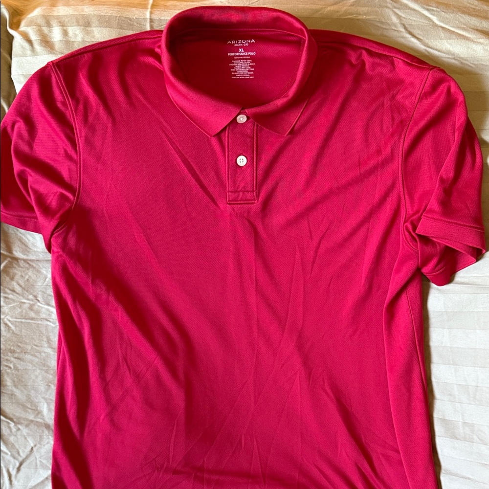 Men's Red Polo Shirt